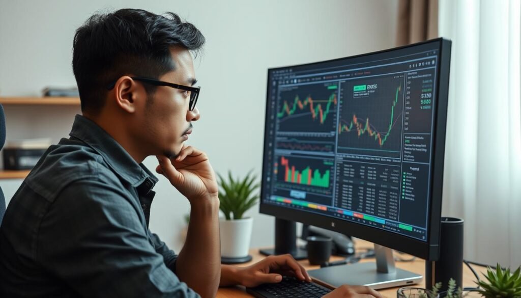 Trader Indonesia membandingkan berbagai broker forex termasuk Exness