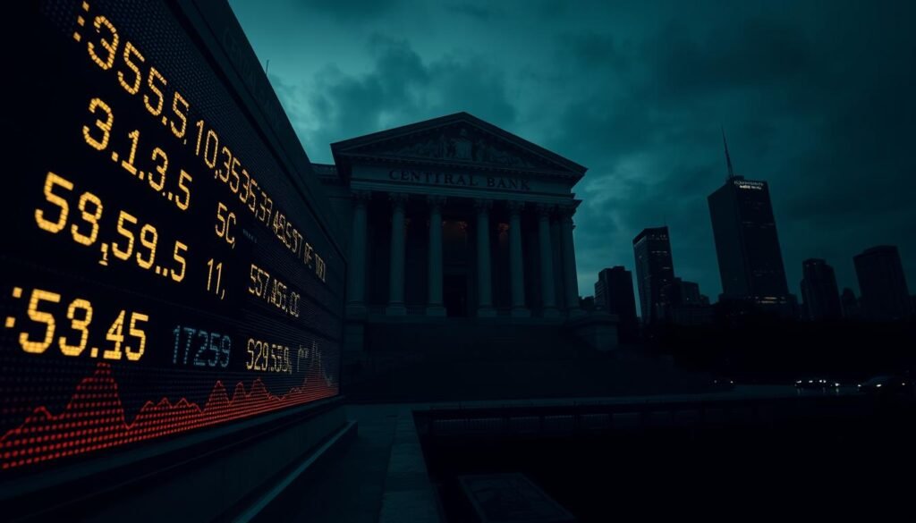 Pengaruh suku bunga bank sentral terhadap nilai mata uang.