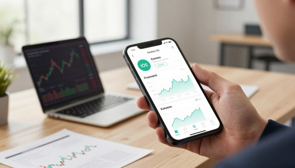Exness iOS trading app