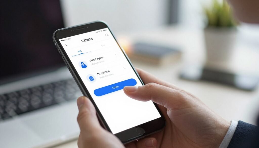Exness mobile app security features
